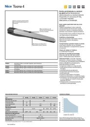 Motor poarta batanta 3m NICE TO4024 - GTO Security Technologies