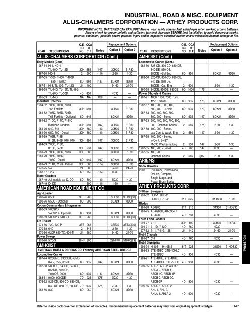 Battery Application Guide - CARQUEST Auto Parts