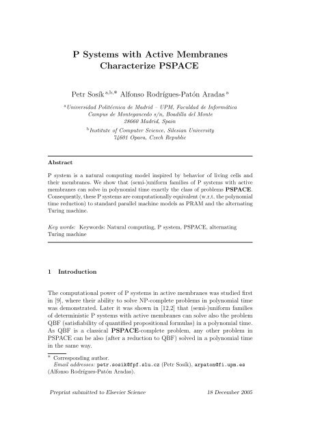 P Systems with Active Membranes Characterize PSPACE