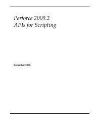 Perforce 2009.2 APIs for Scripting - Home