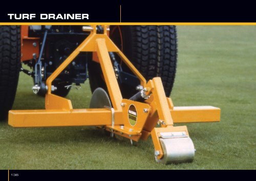 turf drainer - McConnel