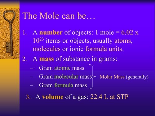 The Mole PowerPoint