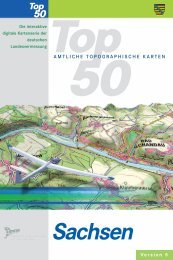 Top 50 - Geobasisinformation und Vermessung Sachsen