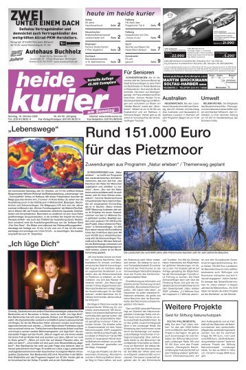 Rund 151.000 Euro für das Pietzmoor