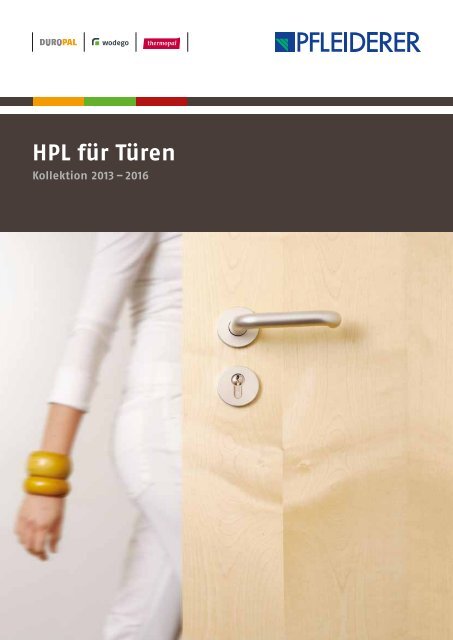 HPL fÃ¼r TÃ¼ren 2013 - 2016 - Pfleiderer