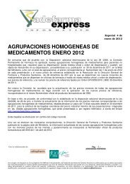 agrupaciones homogeneas de medicamentos enero 2012 - Adefarma