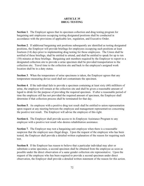 TABLE OF CONTENTS Article Subject Page 1 Preamble and ...