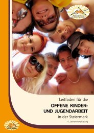 offene kinder - Steirischer Dachverband der offenen Jugendarbeit