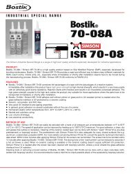 70-08A ISR 70-08 - Bostik, Inc