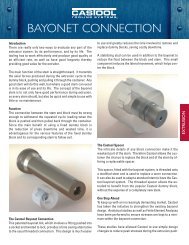 The Bayonet Connection - Castool Tooling Systems