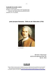 Émile ou de l'éducation - Rousseau Studies