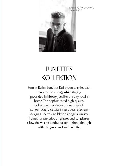 Lunettes Kollektion Lookbook 2012
