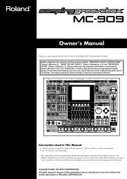 MC909 Manual - SampleKings