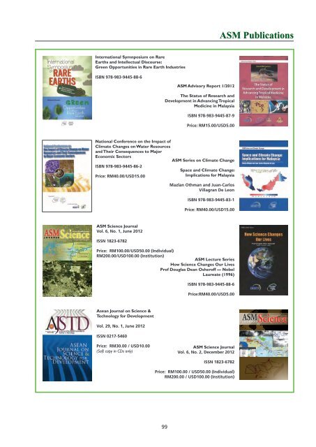 Contents - Akademi Sains Malaysia