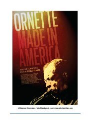 ORNETTE Press Kit.8.7.2012 - Shirley Clarke