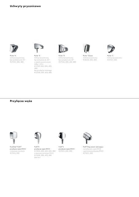 Katalog - Hansgrohe