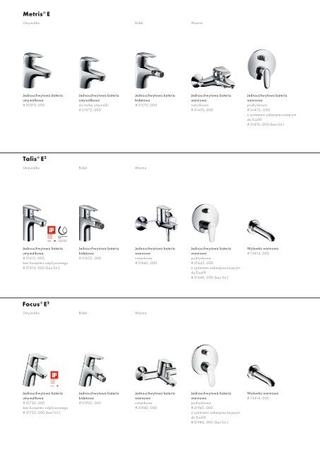 Katalog - Hansgrohe