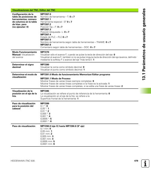 Manual Heidenhain Fresadora ITNC 530