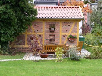 Carport in Stralsund - Ausfachung mit Masuren ... - radia-therm