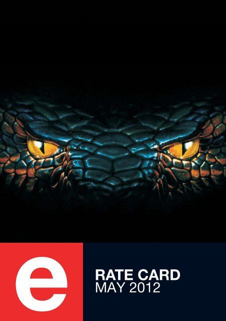 RATE CARD - eTV