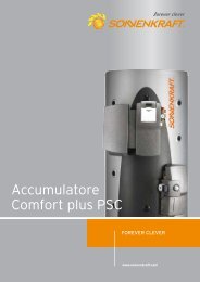 Accumulatore Comfort plus PSC - Solarway srl