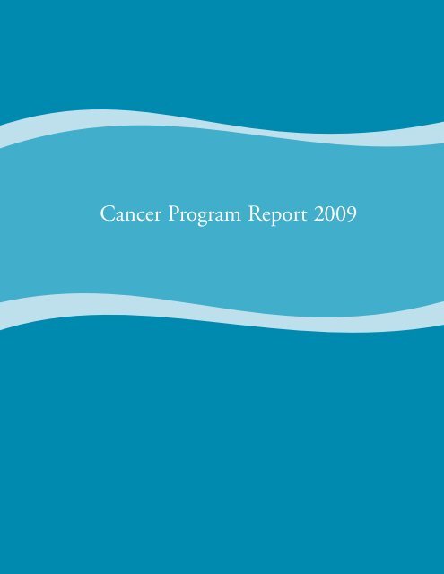 cancer care program report - South Shore Hospital