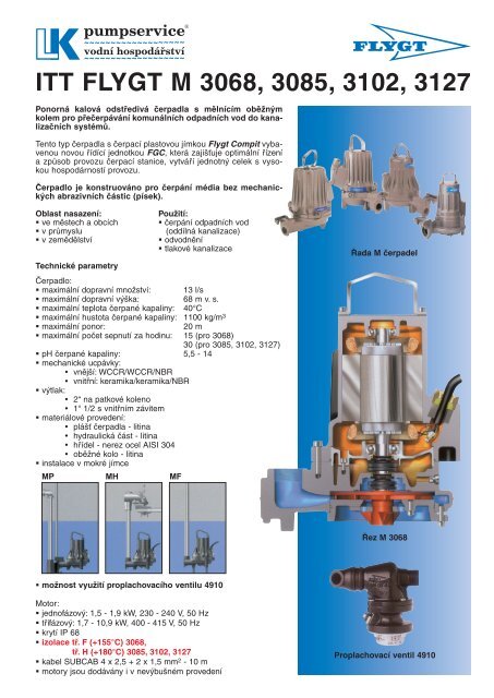 Prospekt M 3068, 3085, 3102, 3127 (PDF 1,24 MB) - LK Pumpservice