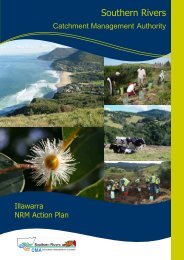 Illawarra NRM Action Plan - Southern Rivers Catchment ...