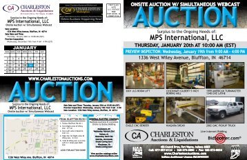 MPS International, LLC - Charleston Auctions
