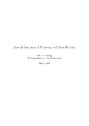 Special Functions of Mathematical (Geo-)Physics