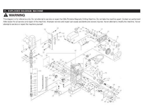 WA-3500 ASSEMBLY AND PARTS LIST (new) - Nitto Kohki USA
