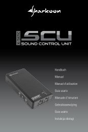 X X-TATIC SOUND CONTROL UNIT 88 - Sharkoon