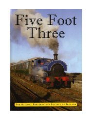 Five Foot Three Number 54 - Railway Preservation Society of Ireland
