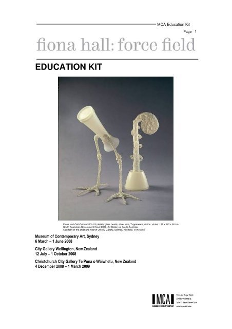 Fiona Hall: Force Field Education Kit - Museum of Contemporary Art