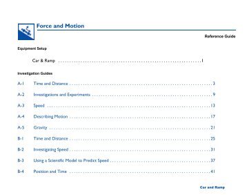 Sample Teacher Material - CPO Science