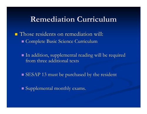 Implementing an Effective Academic Remediation Program: Results ...