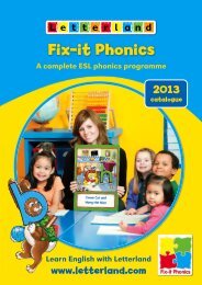 2013 Fix-it Phonics Catalogue - Letterland