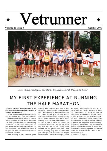 my first experience at running the half marathon - ACT Veterans ...