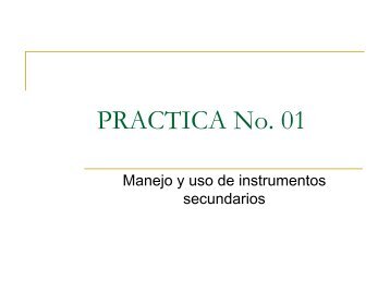 Practica 1 Uso de Instrumentos Secundarios, Brujula, GPS