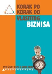 Korak po korak do vlastitog biznisa - Privredna komora Srbije