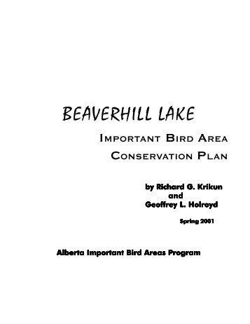 BEAVERHILL LAKE - Important Bird Areas of Canada