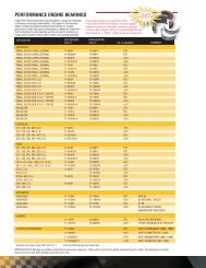 PERFORMANCE ENGINE BEARINGS - Engine Pro