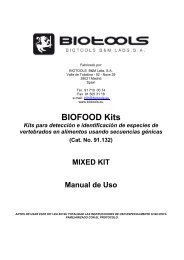 BIOFOOD Kits - Biotools