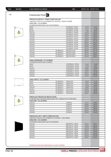 CatÃƒÂ¡logo ÃƒÂ‰sistemas 10.11 | Download da Tabela PreÃƒÂ§os - Esistemas