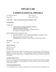 Syllabus - Davidson Physics - Davidson College