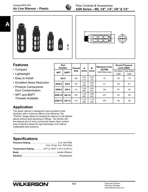 A Flow Controls & Accessories