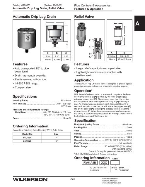 A Flow Controls & Accessories