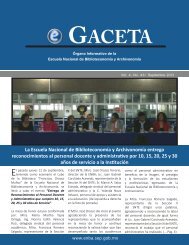 DESCARGAR eGACETA 43 - Escuela Nacional de Biblioteconomía ...