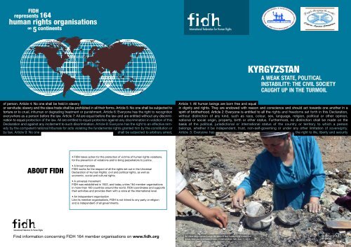 KYRGYZStAN - FIDH