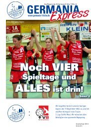 SVG Fritzlar II - HSG Werra WHO 34:24 - SV GERMANIA FRITZLAR ...